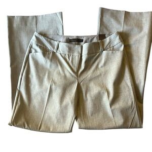 NWT The Limited Drew Fit Flare Leg Grey Pant size 8 Short #10118